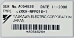 Yaskawa JZRCR-NPP01B-1